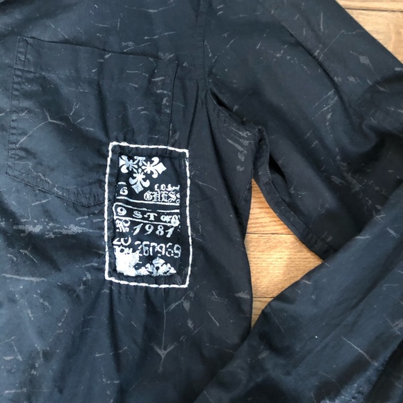 Guess Button-down long sleeves shirt, size S - Picture 3 of 6